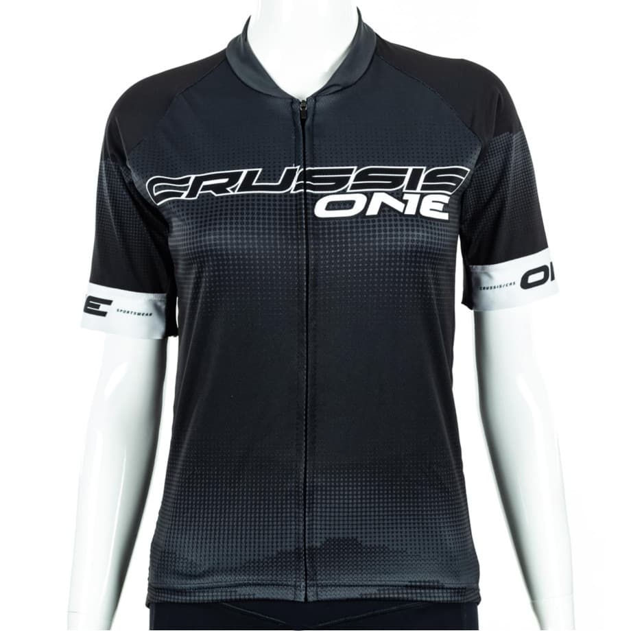 Crussis Cyklistický dres ONE CSW-059 čierna/biela - S 1