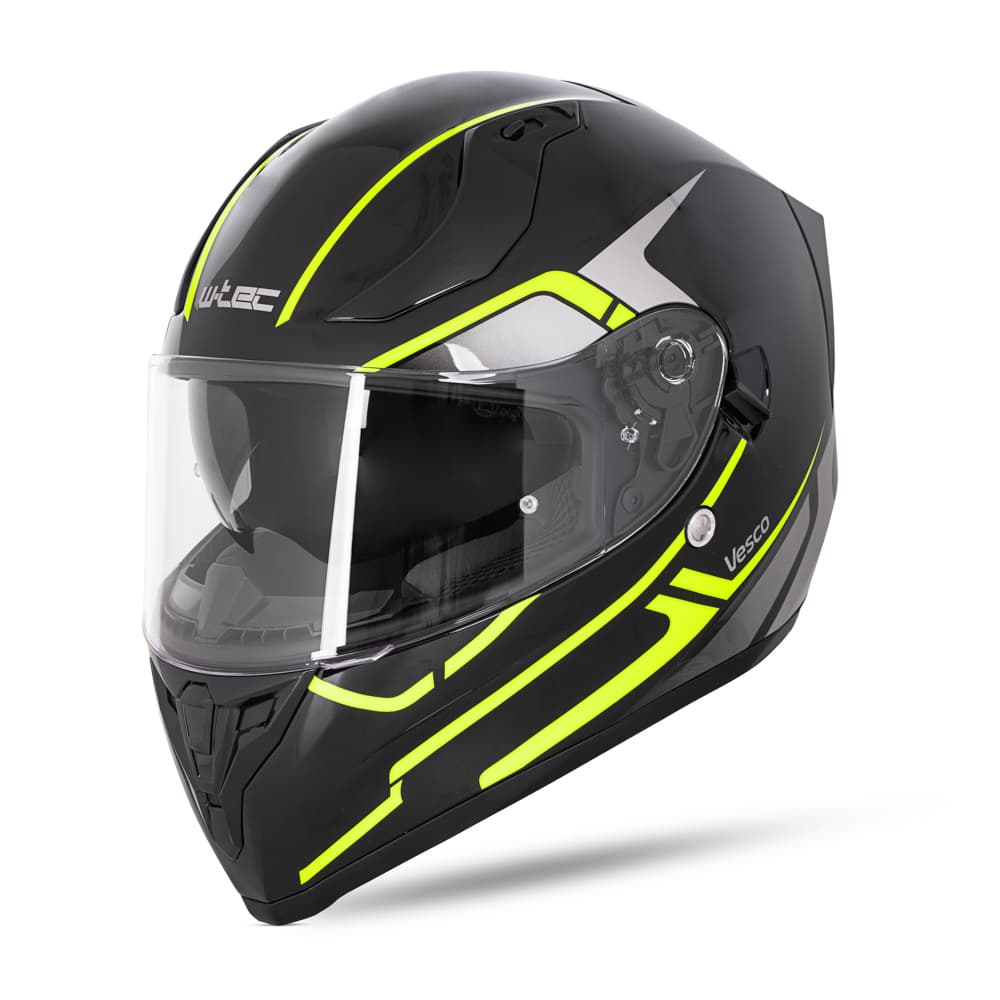 Glossy Black-Neon Yellow
