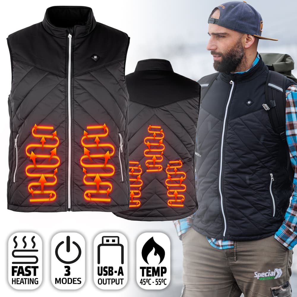 inSPORTline Electronics WARMhim čierna - M 1