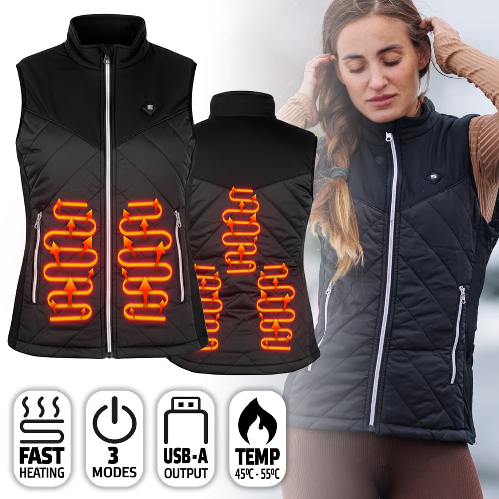 inSPORTline Electronics WARMher čierna - XXL