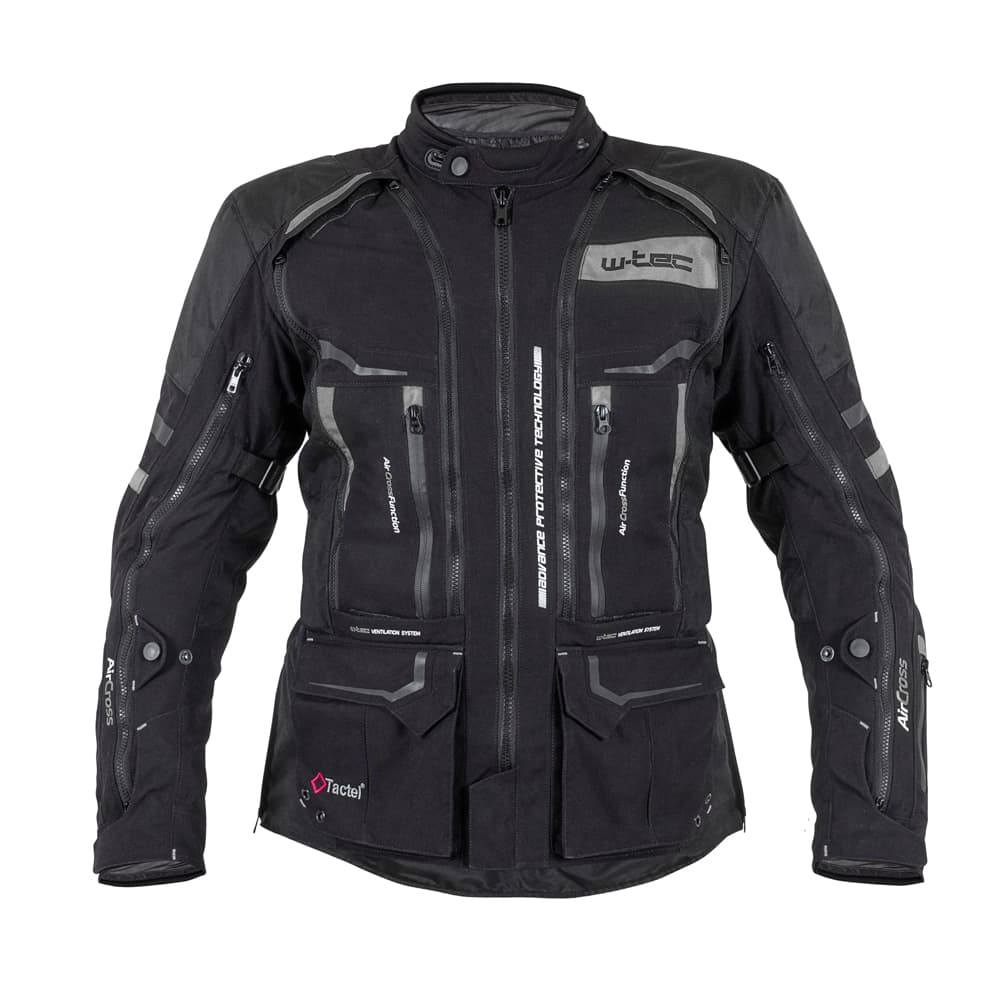 W-TEC Aircross bunda čierno-šedá - 4XL 1