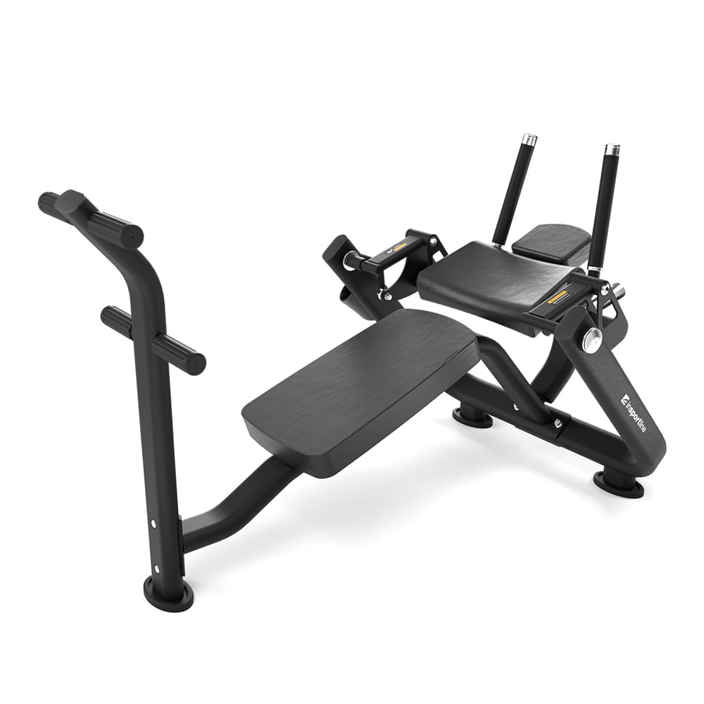 inSPORTline Posilňovač brucha na šikmej lavici Velocer plate loaded