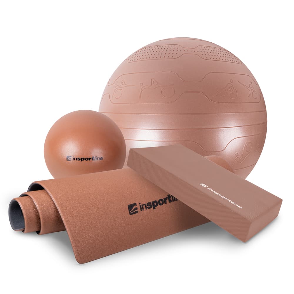 inSPORTline Joga súprava Mocha Mousse 1
