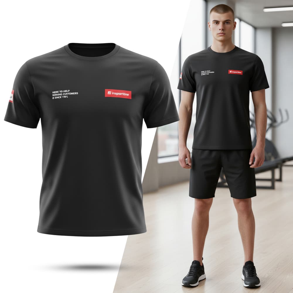 inSPORTline tričko Signature čierna - S