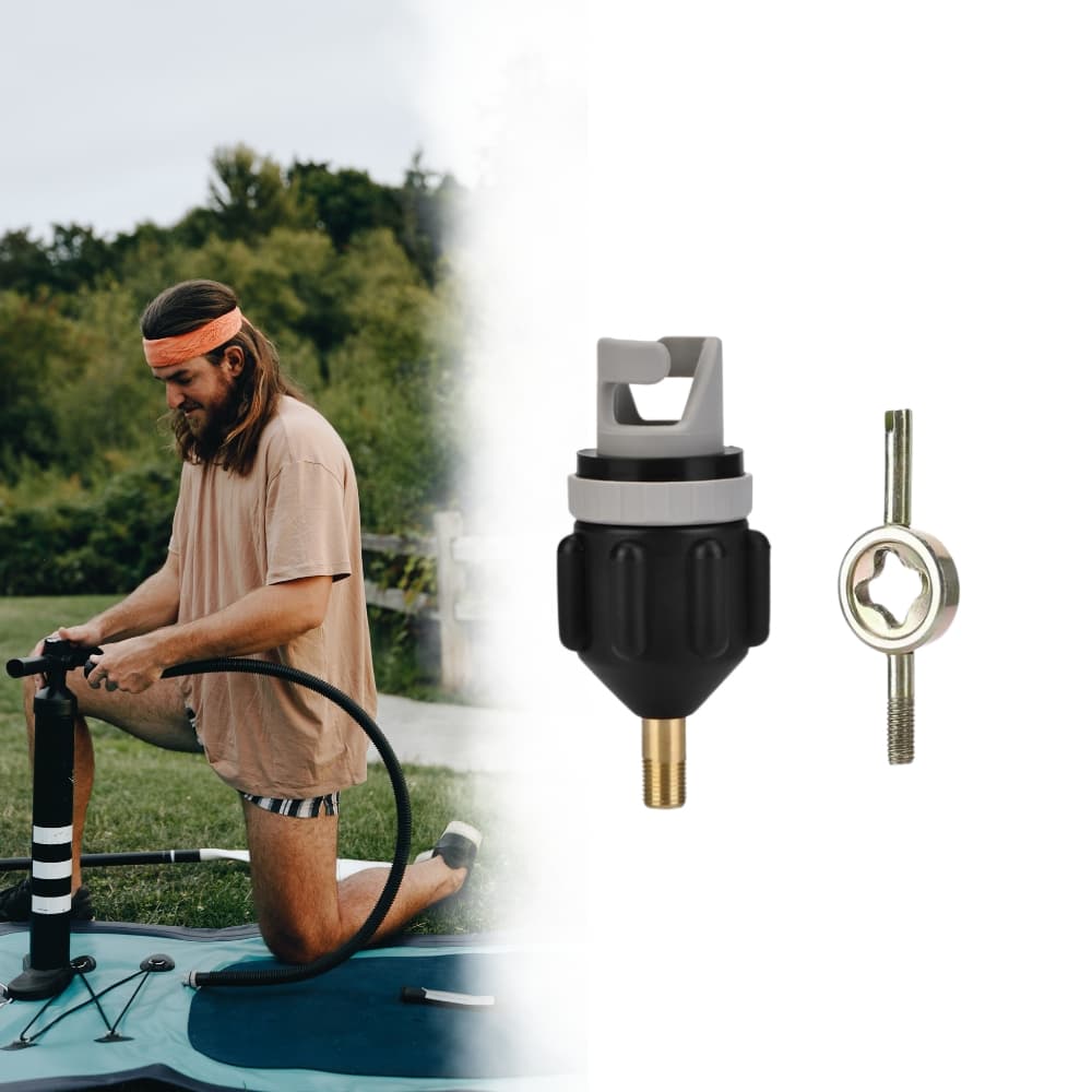 inSPORTline Nafukovací adaptér pro ventily paddleboardů s klíčem 1