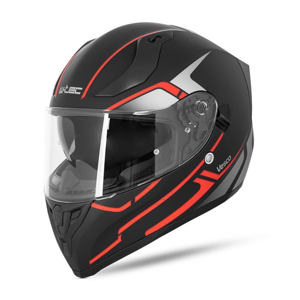 Black Matt-Corsa Red