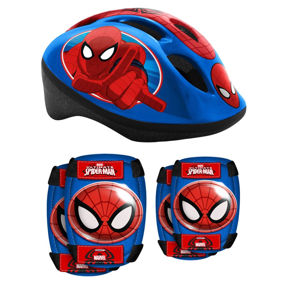 Spiderman súprava prilba + chrániče pre deti 1