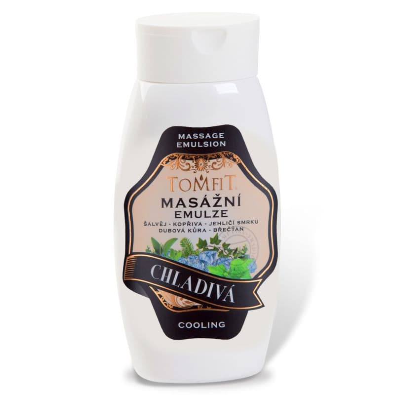 Tomfit Masážna emulzia chladivá 250 ml 1