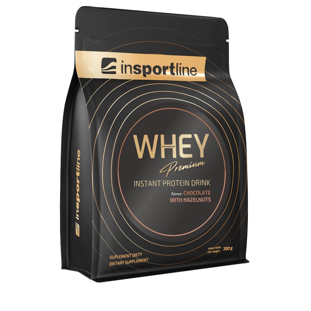 inSPORTline WHEY Premium Protein 700g kakao s lieskovými orieškami 1