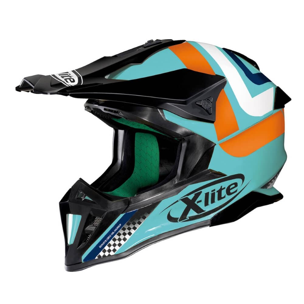 X-Lite X-502 Best Trick Aquamarine modro-čierna - M (57-58) 1