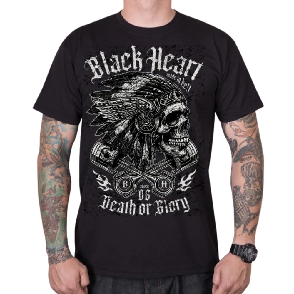 BLACK HEART Huron čierna - XXL