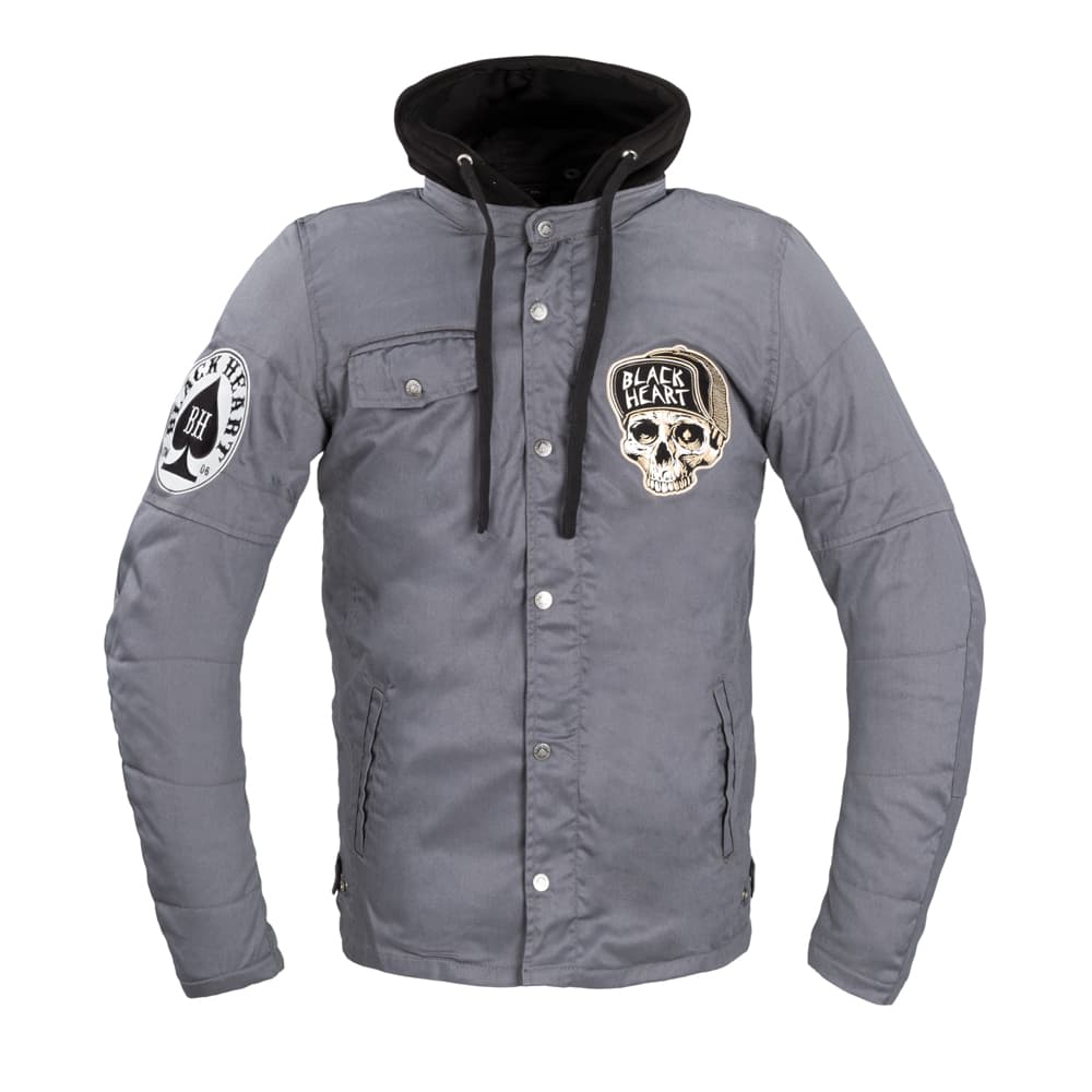 W-TEC Black Heart Garage Built Jacket tmavo šedá - L 1
