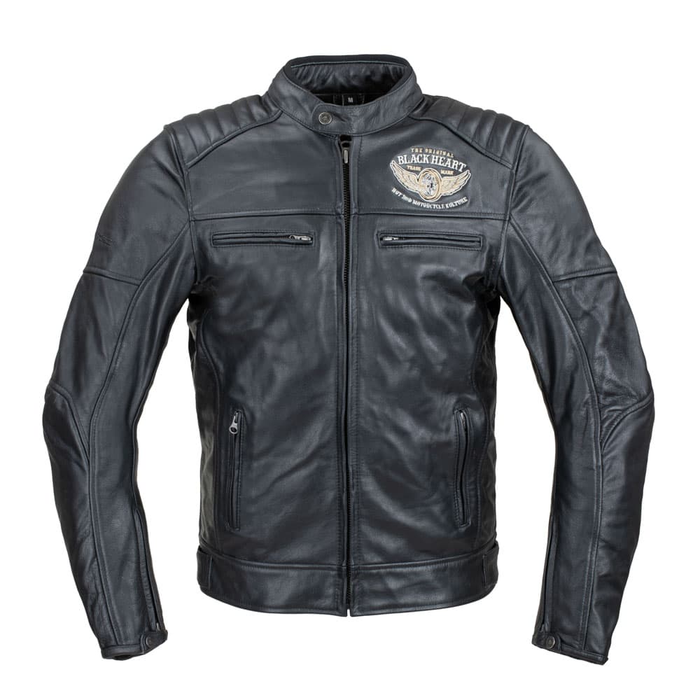 W-TEC Black Heart Wings Leather Jacket čierna - M 1