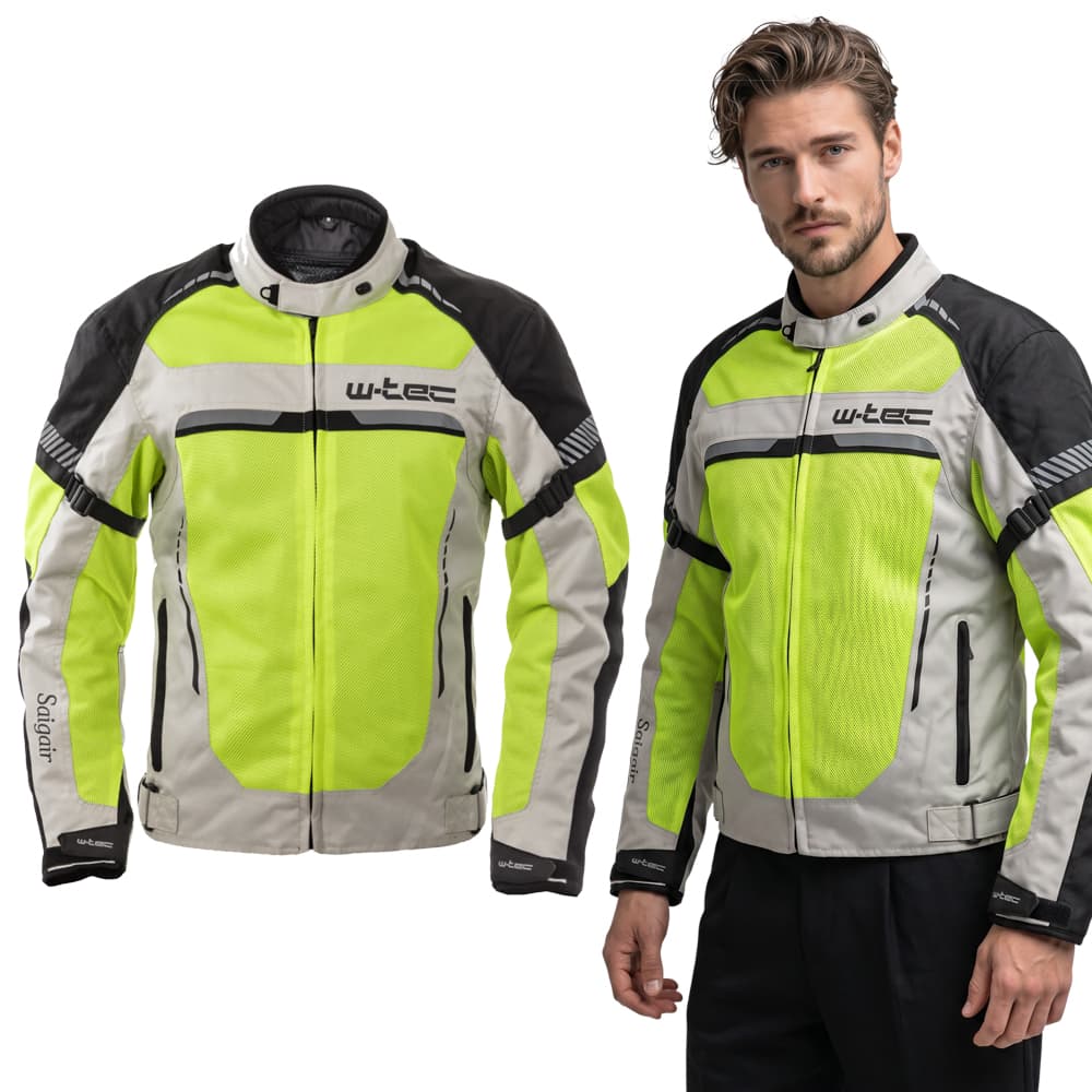 W-TEC Saigair Fluo Yellow-Gray - M