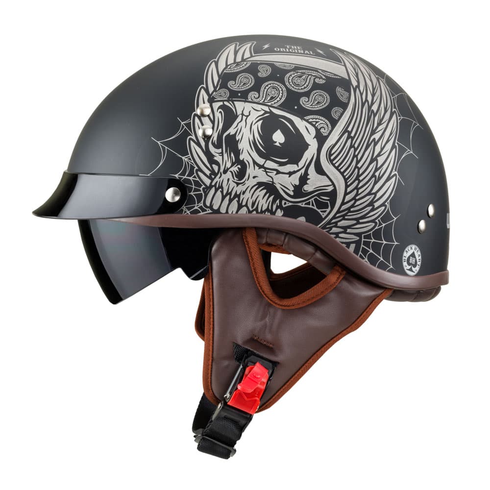 W-TEC Black Heart Longroad Wings Skull - S (55-56) 1