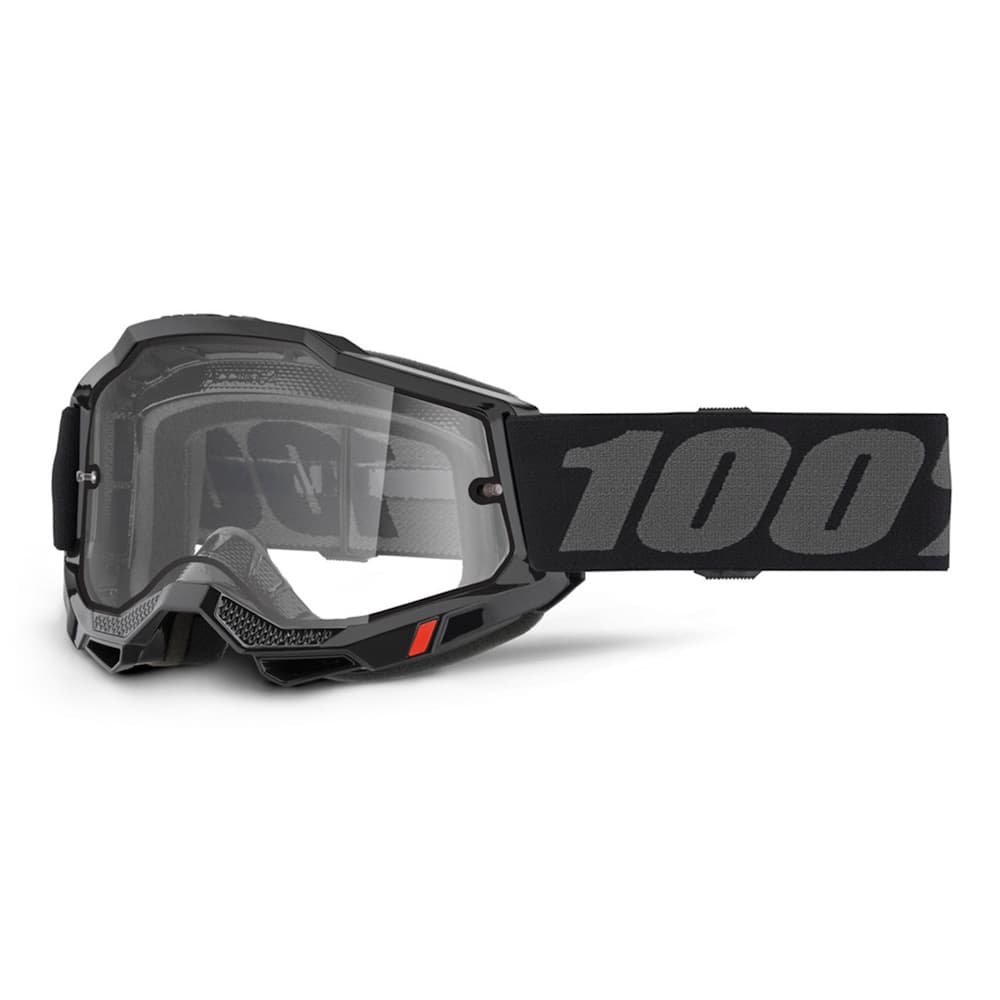 Enduro čierna, číre plexi
