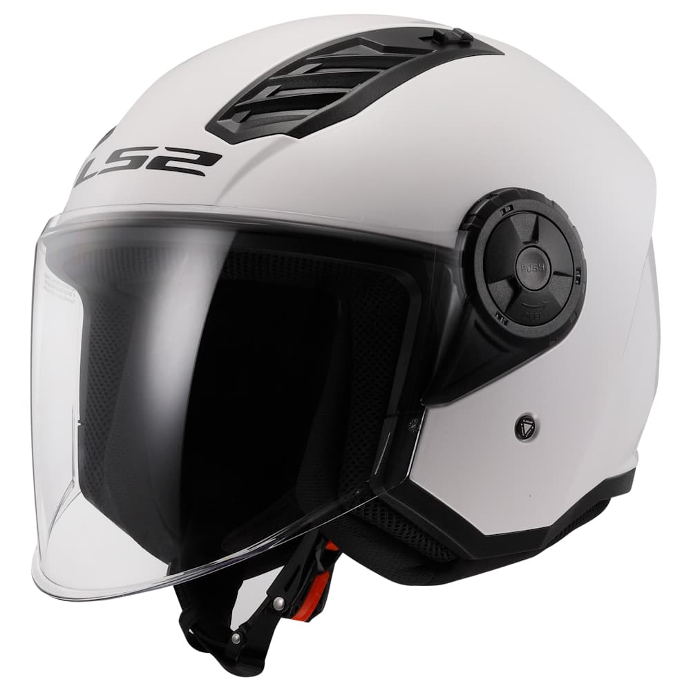 LS2 OF616 Airflow II Solid Gloss White XXL (63-64) 1