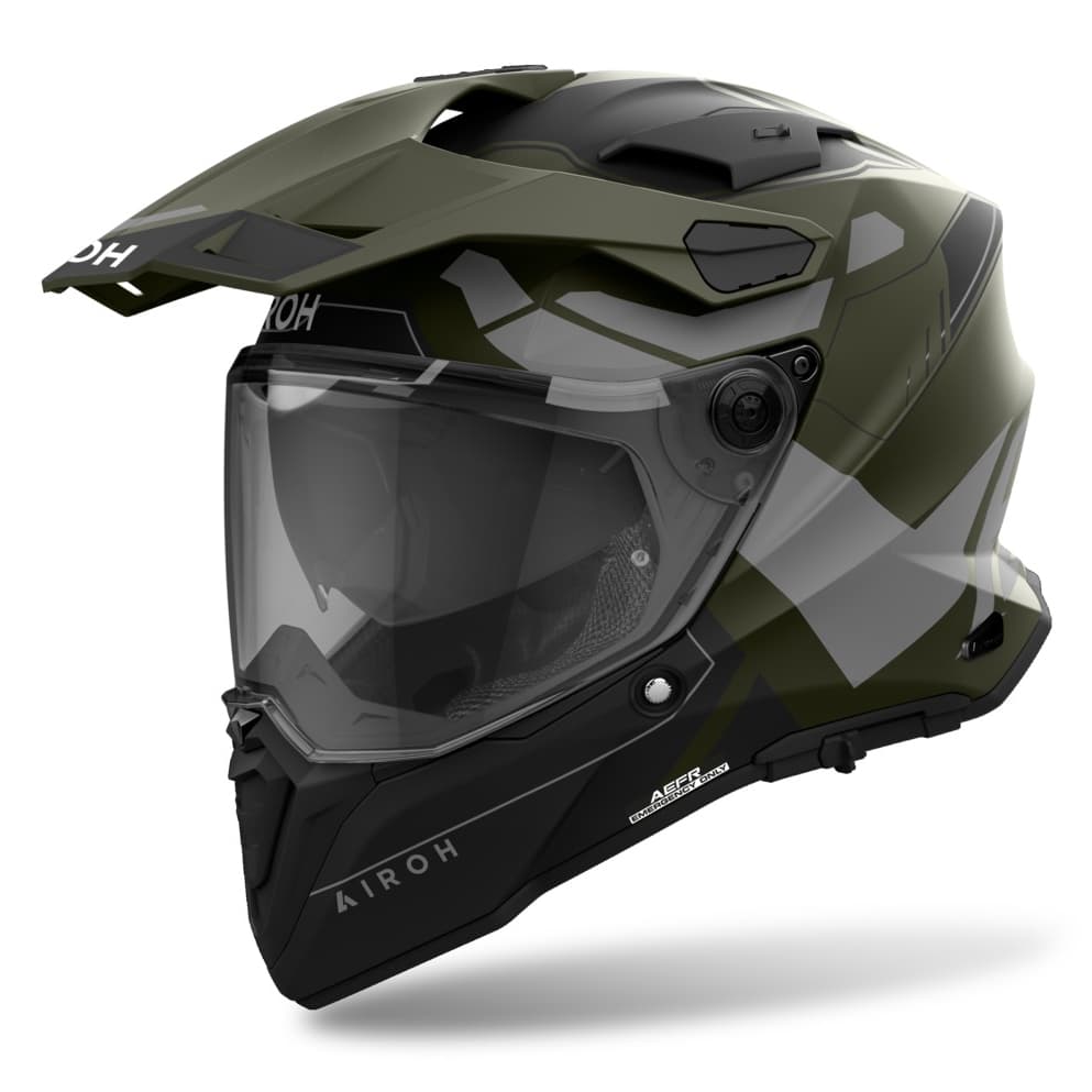 AIROH Commander 2 Reveal matná military zelená S (55-56)