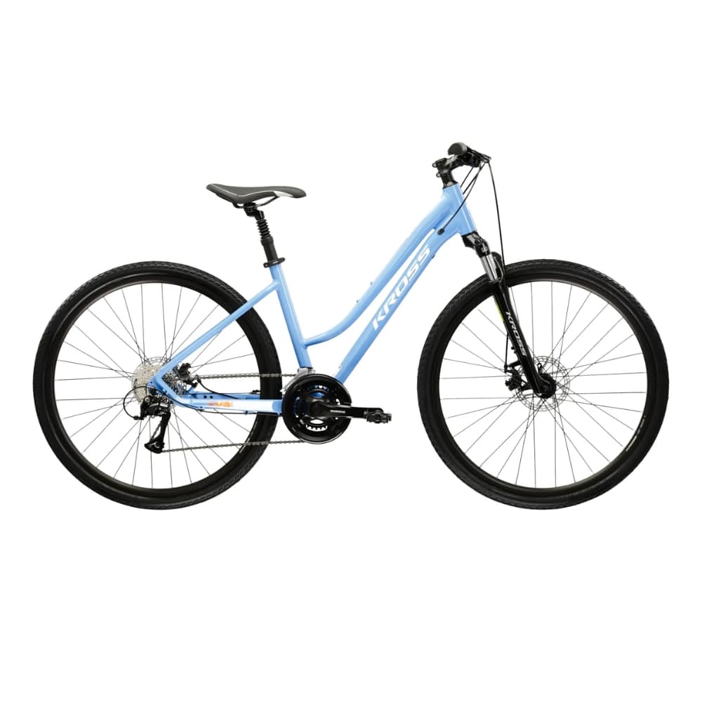 Kross Evado 3.0 28" - model 2025 modrá / biela / lesk - M (17", 158-170 cm) 1