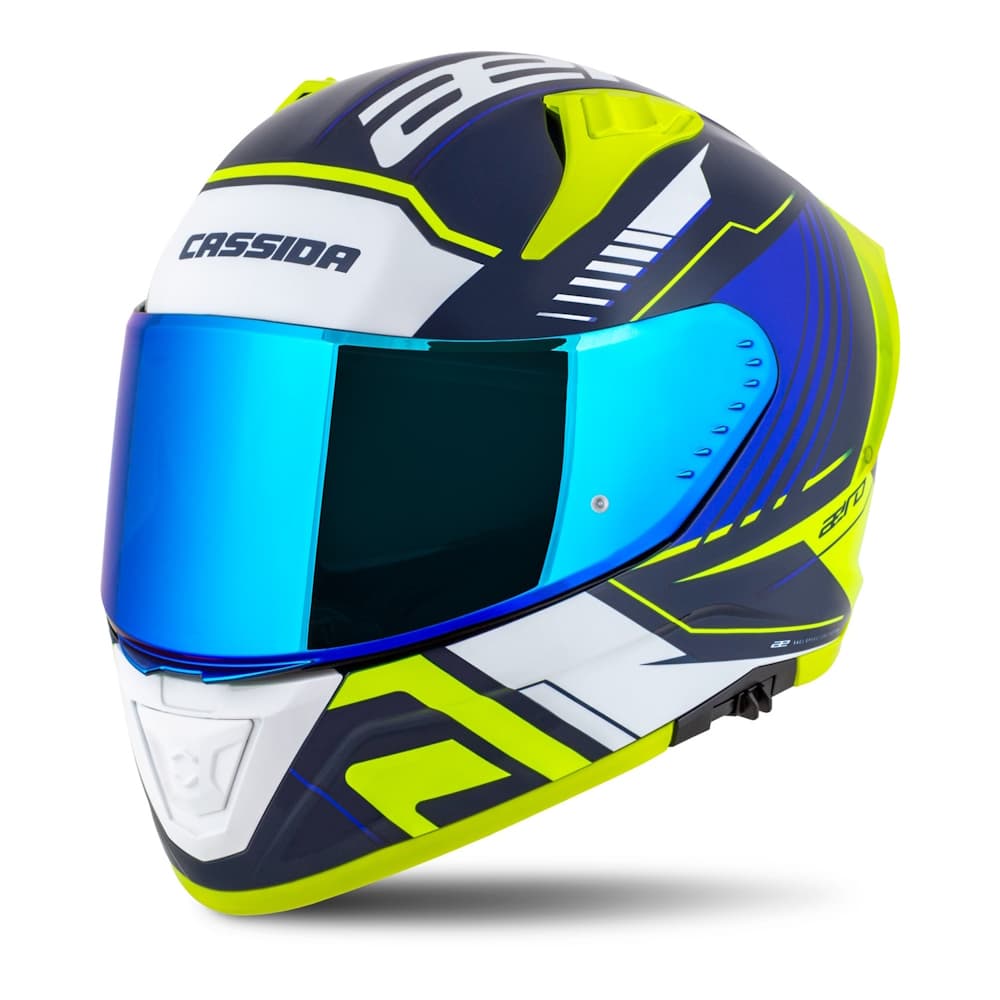 Cassida Aero Drome modrá/žltá fluo/svetlo modrá/biela S (55-56) 1