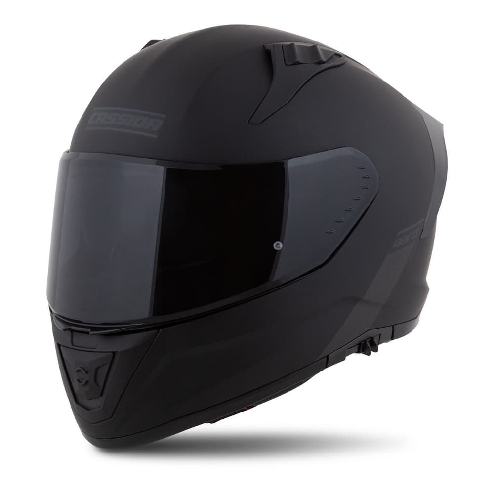 Cassida Aero Solid čierna matná/šedá XL (61-62)