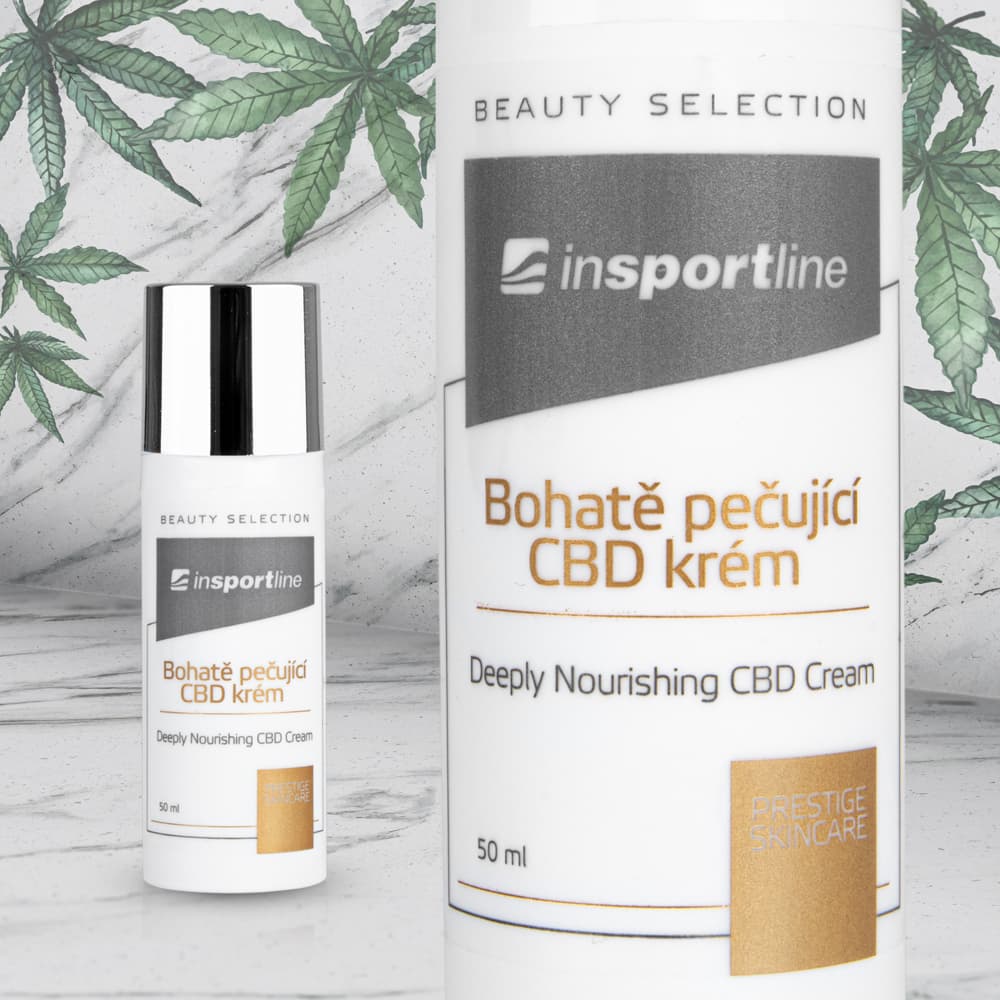inSPORTline Intenzívne hydratačný CBD krém 50 ml 1