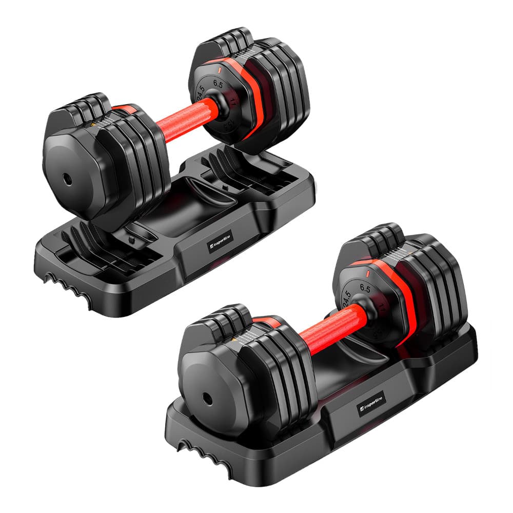 inSPORTline DuraBell® 2x 6,5-24,5 kg súprava 1