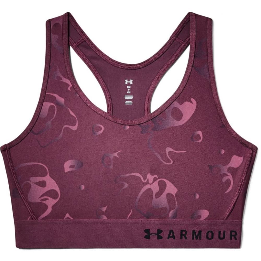 Under Armour Mid Keyhole Print Level Purple - XS 1