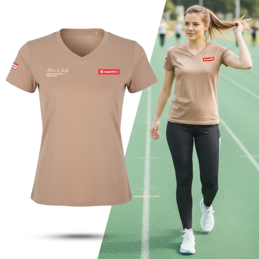 inSPORTline tričko Signature dámské mocca - M 1