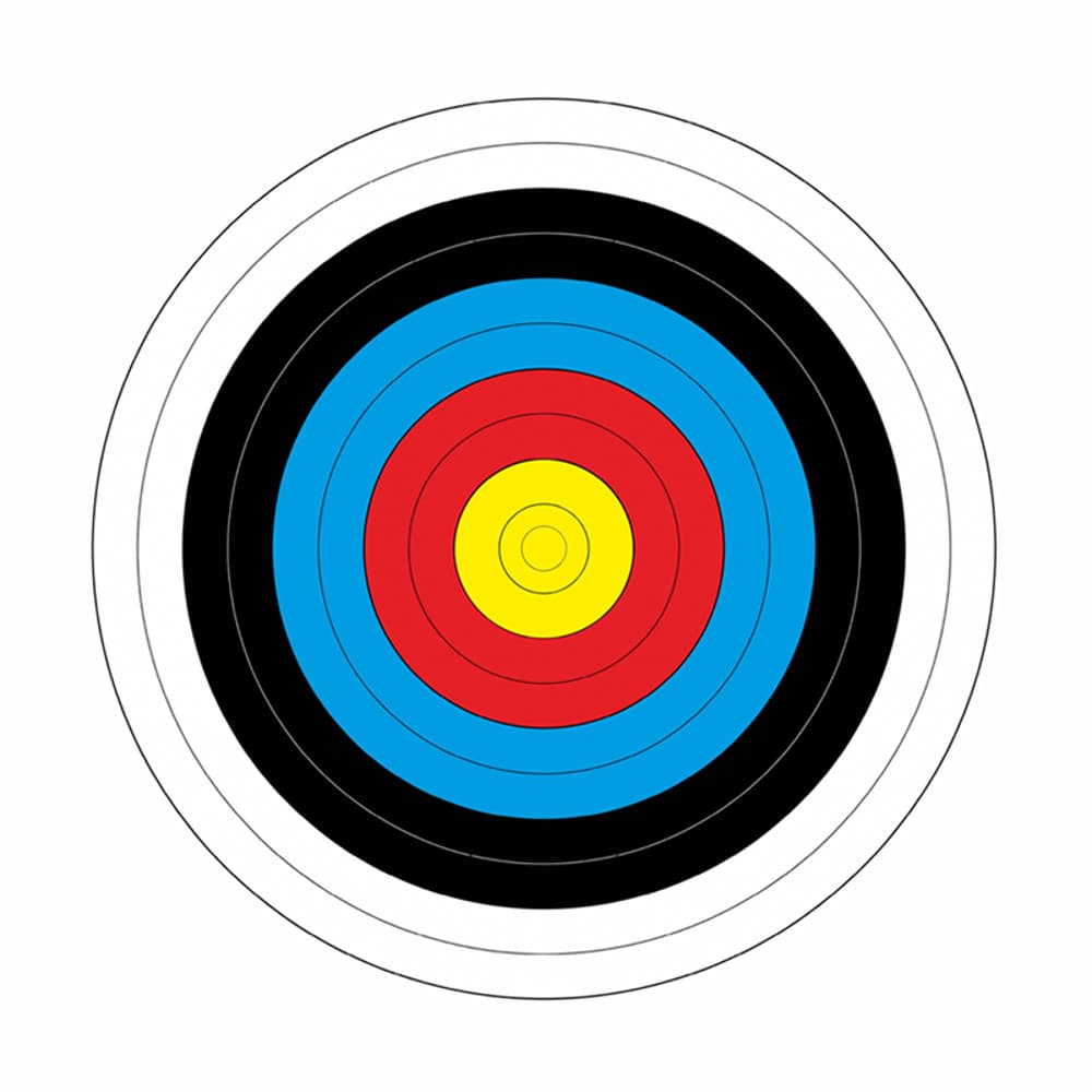 Yate Papírový terč Yate průměr 60 cm 10 ks