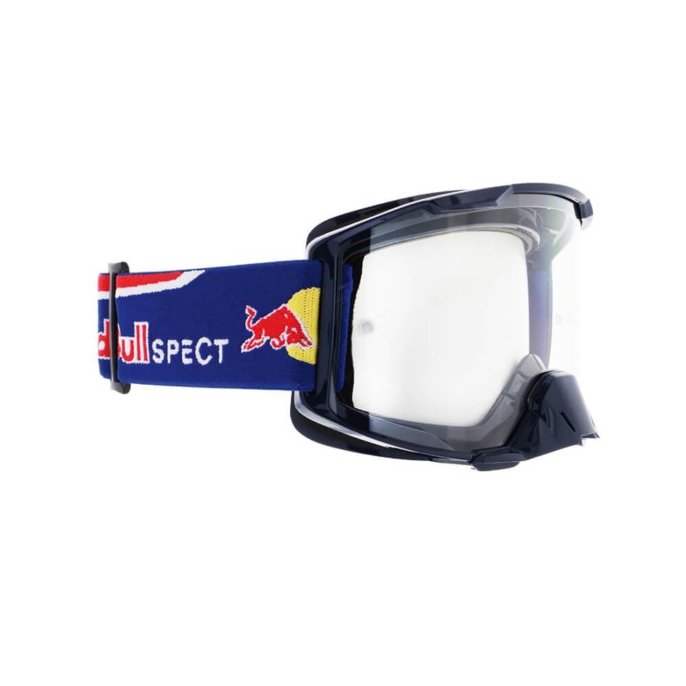 RedBull Spect Strive tmavo modré matné, číre plexi 1