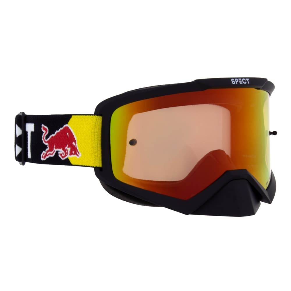 RedBull Spect Evan, černé matné, plexi červené zrcadlové 1