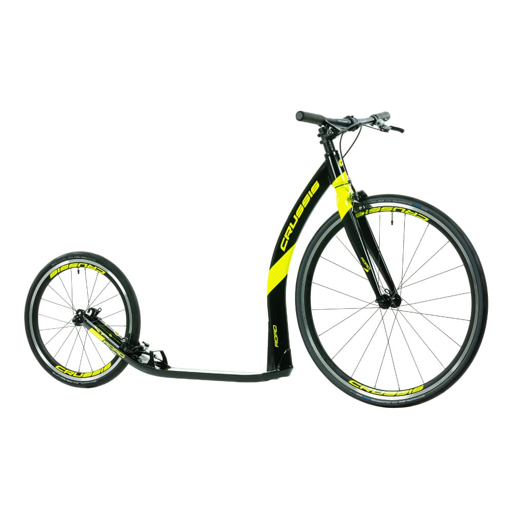 Crussis Koloběžka Crussis ROAD 4.2-1 černo-žlutá 28"/20" 1