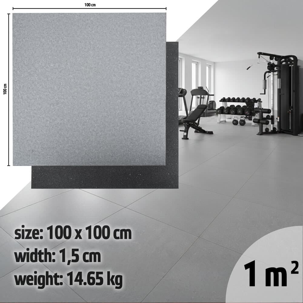inSPORTline Luxteko Flat 100x100x1,5 cm mramor 1