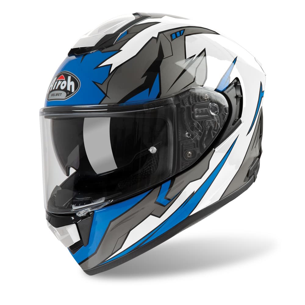AIROH ST 501 Bionic bílá/modrá XL (61-62) 1