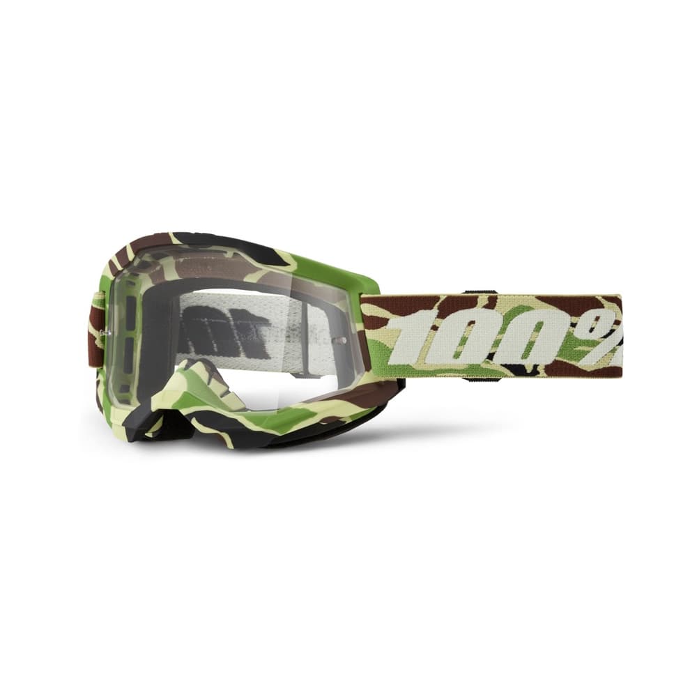 100% Strata 2 New War camo, číre plexi 1