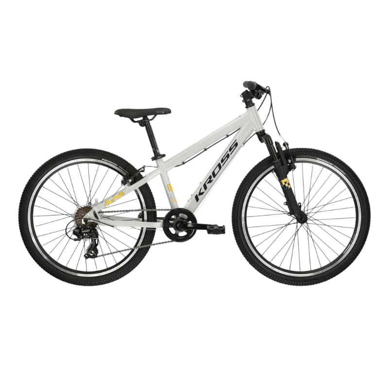 Kross Dust JR 1.0 24" - model 2025 šedá/čierna/lesk - S (12", 130-150 cm) 1