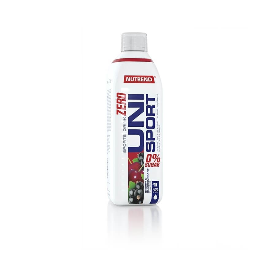 Nutrend Unisport Zero 1000 ml višňa - čierna rýbezľa 1