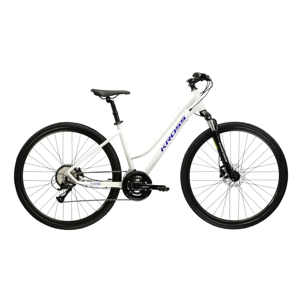 Kross Evado 4.0 28" - model 2025 šedá / námornícka modrá / lesk - M (17", 158-170 cm) 1