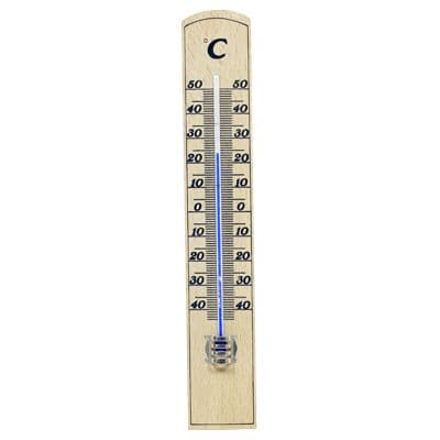 Teploměr pokojový 20cm dřev. 12.1004