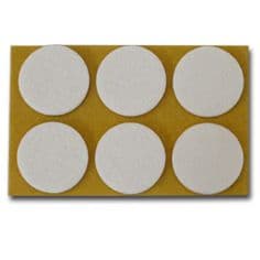 Kinekus Podložka plstená, samolepiaci, dĺžka 30mm, biela