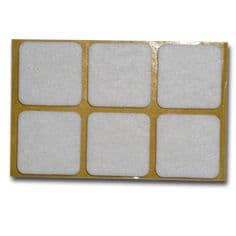 Kinekus Podložka plstená, 30x30mm, biela 1