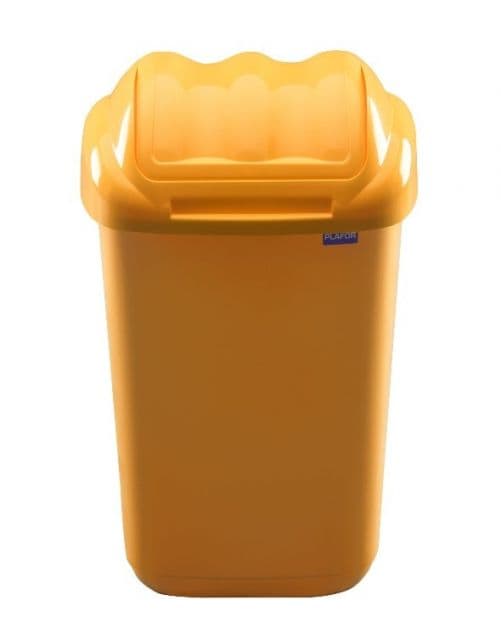 Kinekus Kôš na odpad preklápací, objem 30L, FALA, plastový, žltý 1