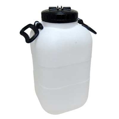 Kinekus Barel plastový15L šróbovacie veko veko širka hrdla 11,5 cm s rúčkami, biely 1