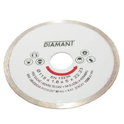 Kinekus Kotúč diamantový plný 115mm 1