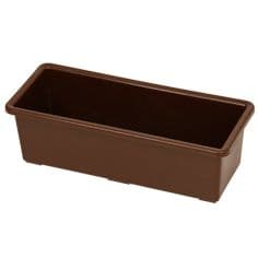 Kinekus Truhlík plastový, dĺžka strany 40cm, hnedý 1
