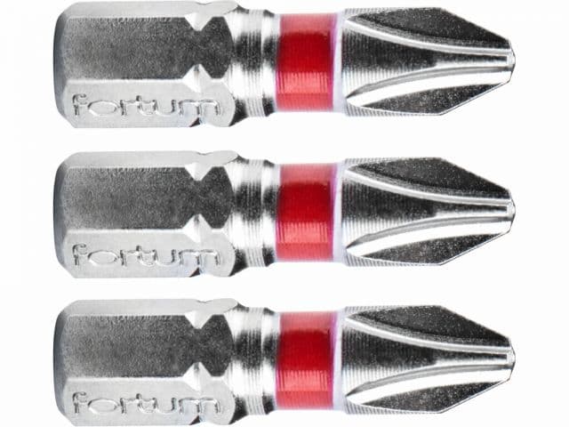 FORTUM Bity krížové PH2x25mm, 3ks, S2 1
