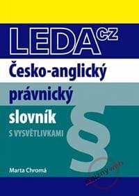 Česko-anglický práv.slovník-LEDA - Chromá Marta