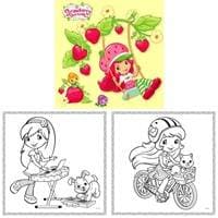 Strawberry - omalovánka - autor neuvedený 1