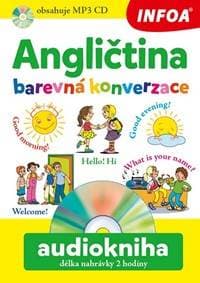 Angličtina barevná konverzace + CDmp3 - autor neuvedený
